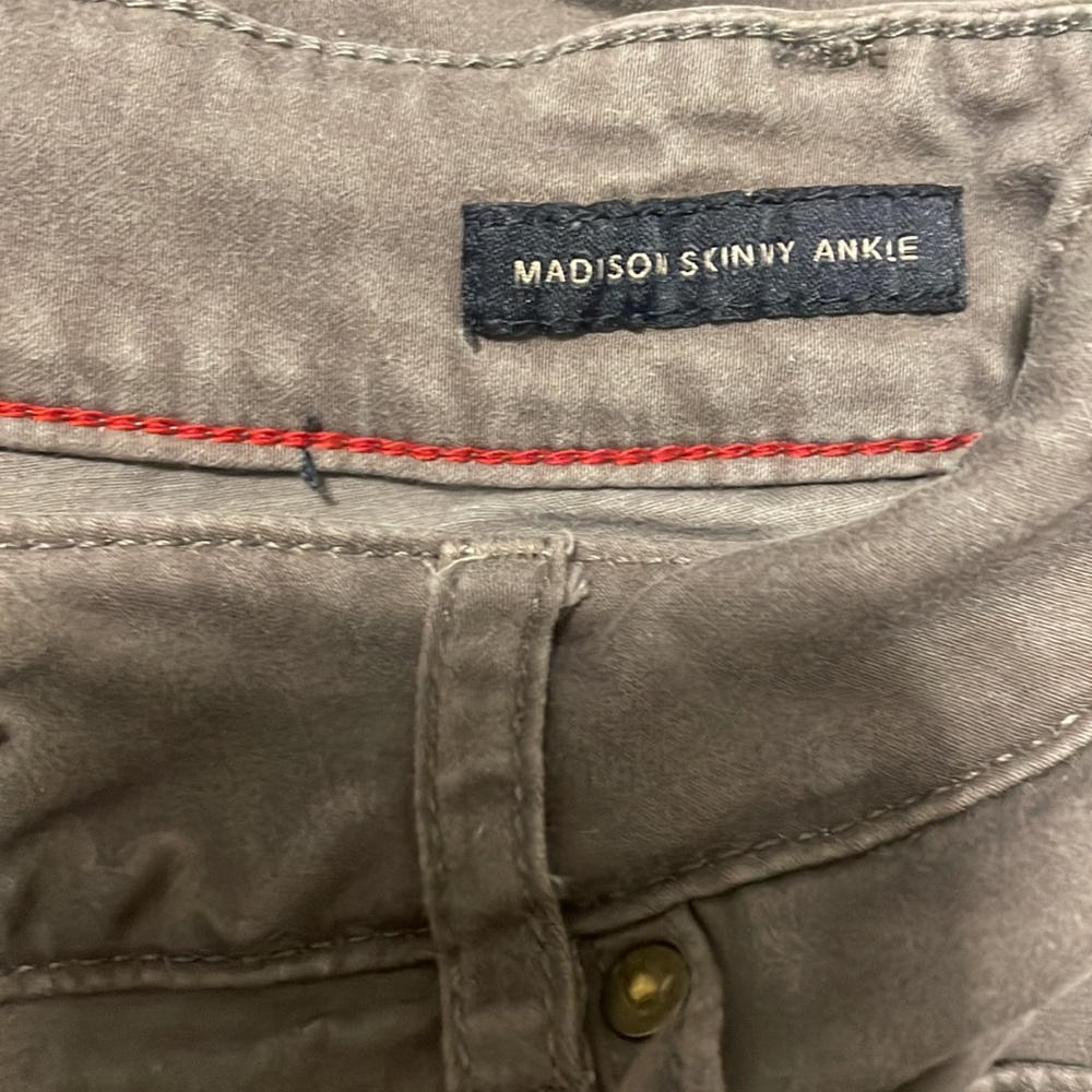 Tommy Hilfiger - Gray Madison Skinny Ankle Pants - Size 2 - Picture 3 of 4